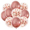 Dekoracja imprezy 10pcs Eid Mubarak Chrome balony konfetti lateks Ballon Ramadan Kareem Eid Decor Decor muzułmański festiwal islamski