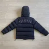 Winter Trapstar Down Jacket Mäns och kvinnors varma kappa huva järnhuvud Premium termisk madrass bred