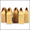 8*15.5Cm Kraft Paper Transparent Window Plastic Lining Gift Nut Environmental Protection General Box Seal Self-Supporting Food Bags Drop Del