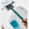 1 Set Scopino per WC di lusso leggero per uso domestico Testina in TPR a manico lungo Senza angoli morti Scopino durevole Accessori per il bagno 220624