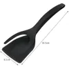 Outils à œufs 2 en 1 Omelette Spatule Cuisine Silicone Spatule pour Toast Pancake Accessoires Cuisson Gadgets Pince Grip Flip Tongs