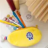 Bages de cosmétique Cases mignonnes crayons moelleux Ins Banana Chicken Poulet Makeup Makeup Rangement Sac Pouche pour étudiant Kawaii Crayon Korea Stationery