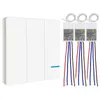 Smart Automation Modules Wireless Light Switch Kit IP54 Vattentät ingen ledningsvägg med liten mottagare Remotely ControlSmart