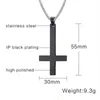 Pendant Necklaces Fashion Shiny Cross Necklace For Men And Women Classic Trend Simple Daily Casual Party Jewelry Gifts