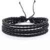 Women Men Hand-woven Bracelets Fashion Multilayer Leather Braided Rope Wristband Bracelet Hand-Woven Jewelry