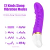 G-spot Dildo Vibrator For Women Masturbator 12 Speed Clitoris Stimulator Vagina Massage Erotic Female Toys Adults 18