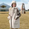 Inverno quente casacos longos mulheres solto casual lã casacos sólidos jaqueta lady lady moda coreana mangas compridas roupas de roupas 211218