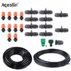 10m 9/12 Tuyau Système d'irrigation par pulvérisation automatique Kits d'arrosage par brouillard de jardin avec buse de pulvérisation réglable #26301-9 T200530