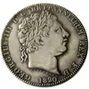 UF (20-21) grande-bretagne 1818/1820 roi George III couronne artisanat argent plaqué copie pièce métal meurt fabrication