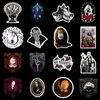 50st the Addams Family Stickers Car Motorcykel Travel Bagage Telefongitarr Skateboard Kid Cool klistermärke