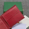 상자 최신 정품 가죽 짧은 지갑 지갑 카드 소지자 디자이너 Luxurys 클래식 카드 소지자 남성 여성용 지갑 소지자 동전 도매 미니 키 파우치 포켓