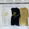 22SS Männer Frauen Designer T-Shirts T-Shirt Paris Love Letter Stickerei Kurzarm Rundhalsausschnitt Streetwear Schwarz Weiß Xinxinbuy M-2XL