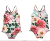 Kinder-Badeanzug, Einteiler, Designer-Sommer-Baby-Bikini-Set, Badebekleidung, Buchstaben-Muster-Druck, Badeanzug, Luxus-Bademode, Kinder-Strandbekleidung, Spielanzug