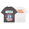 Designer Camisetas Mens Sweaters Gallerydepttes Camisetas Lava Old High Street Graffiti Imprimir Hip Hop Casal Manga Curta T-shirt R4KE