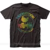 Woodstock 3 Days Peace Music Kleurrijke gitaarvogel T -shirt Top mannelijk merk Teeshirt Men Summer Cotton T -shirt 220615