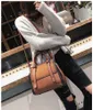 패션 뉴 여자 가방 고품질 무광택 PU 가죽 휴대용 어깨 가방 숙녀 히트 컬러 큰 토트 핸드백