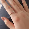 Bague lumineuse coeur creux réglable lueur dans les anneaux de couleur argent foncé pour les femmes amis cadeau discothèque mode fête bijoux anneau