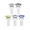 14mm Size Hookah Bowl Smoking Accessories High-Borosilicate Glass Bong Joint Head Clear Slide Male Bowl for Water Pipe Washable Funnel Type