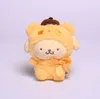 6 couleurs 10 cm peluche porte-clés jouet japonais créatif mignon dessin animé transformé panda Kuromi mélodie Yugui chien poupée pendentif