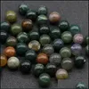 Sten l￶sa p￤rlor smycken 10mm chakra reiki helande naturlig boll p￤rla palm kvarts mineralkristaller tumlade ￤delstenar hand dhmqk