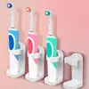 Creative Traceless Stand Rack Organizer Electric Wall-Mounted Holder Space Saving toothbrush holder Bathroom Accessories JLE14144