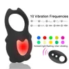 RGB Light Spikes Vibradores para Mulheres Clitors Estimulador Men Strap On Penis Ring Pal