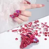 Nail Art Decorations Grids/ set van Ab Crystal Rhinestone Diamond Gem 3D Glitter Decoratie Deauty Flat Back Shiny Stonesnail