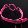 Anello in silicone Bavaglio Bondage Cintura Schiavo Restrizioni Cosplay Bocca aperta BDSM Strumenti fetish Giocattoli sexy per coppie Giochi per adulti