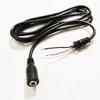 Kablar, CCTV DC Power Plug -anslutning 3.5x1.35mm Kvinnuttag med sladdkabel 3.5/1.35 Pigtail Lead/10pcs