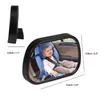 Other Interior Accessories Car Back Seat View Baby Mirror 2 In 1 Mini Children Rear Convex Adjustable Auto Kids Monitor AccessoriesOther
