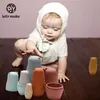 Laten we siliconen Russische nestelende poppen Matryoshka Babushka Hand Animal Poupee Russe voor kinderen geschenken maken Doll Home Decor 220505