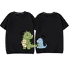 Dinosaur Printing Couple T Shirts Family Matching Clothing Cotton Soft Comfortable Short Sleeves Top Tee Family Outfits 220531