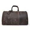 Torby Duffel Men orygine skórzana torba podróżna TOTO TOTE Big Weekend Bag Man Cowskin Bagaż podręczny bagaż męski torebki duże 60 cm 220626