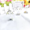 Party Favors Cross Table Card Clips Photo Place Cards Namn Sittklämma Bröllopsbord-dekoration SN4975