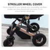 Direksiyon simidi kapsar Dayanıklı pratik hassas tekerlekler su geçirmez bebek pusleti kapağı kapağı