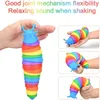 Nuovo giocattolo giocattolo di timore slug articolato 3D flessibile slug di decompressione del giocattolo di decompressione di tutti gli anni sollievo giocattoli sensoriali anti-ansia per bambini aldulti