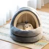 Luxury Cat Cave Bed Microfiber Indoor Pet Tent Warm Soft Cushion Cozy House Sleeping Beds Nest for Cats Kitty Small Medium Dogs 219249061 56