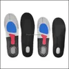 Gel Insoles Breathable Sweat-Absorbent Sport Insert Shoe Pad Arch Support Heel Cushion Running 2Pcs/Pair Drop Delivery 2021 Foot Treatment H