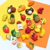 3D bionic food refrigerator paste fruit model magnets home decoration banana pineapple lemon strawberry fridge magnetic 220426