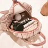 Mini Backpack Crossbody Bag For Teenage Girl Plaid Women Shoulder Phone Purse Korean Style New Trendy Female 2022