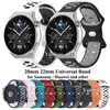 Samsung Galaxy için 20mm 22mm Bantlar İzle 4 40mm/44mm Gear Amazfit GTR GTS IMILAB YAMAY GARMIN FORERUNNER 158 55 Venu Silikon Bilezik Huawei GT2/GT3 Pro 46 Kaçak