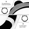 Direksiyon Simidi Kapakları Set/3pcs Otomatik Handbrake Kapak Dişlesi Düğmesi Kapak