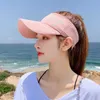 Women Hat Empty Top Female Sunscreen Designer Fashion Outdoor Sports Sunhat 2022 Sunshade Baseball Cap Travel Summer Sun Protec244Z