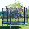 Inomhus utomhus trampolin skydd netto anti-fall högkvalitativ hoppning pad säkerhet netto skydd vakt online shopping3234