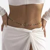 Boho colorido círculo pingente de barriga para mulheres sexy biquíni jóias de praia jóias vintage jóias de verão