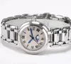 Mulheres de luxo Zircão Diamante Lua Relógios de Fase Anterior Quartz Relógio lindo Crystal Sun and Star Wrist Relógio 26mm