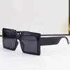 2022 HIGT Luxury Designer Overdimensionerade kvinnor Solglasögon Diamond Glasögon Fodra Glasögon UV Polariserade män Solglasögon med låda