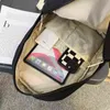 Schultaschen Dame Niedlich Wasserdicht College Mädchen Reise Student Rucksack Mode Freizeit Weibliche Buch Laptop Frauen Nylon 220802