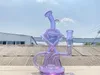 Hookahs, purple,recycle,glass oil rig catcher with filter and percolator the latest design of 14mm glass