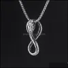 Hanger kettingen hangers sieraden punk slang ketting voor vrouwen mannen 60 cm roestvrijstalen ketting gotische druppel levering 2021 61mbu